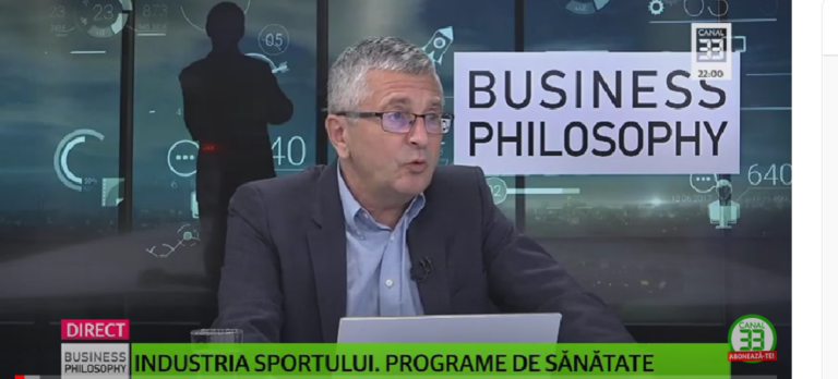 Sănătate și bucurie prin sport – Emisiune Business Philosophy