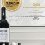 Vinul Cabernet Sauvignon din gama premium Chateau Valvis, medalie de aur în cadrul concursului Frankfurt International Trophy și titlul de cel mai bun vin din România