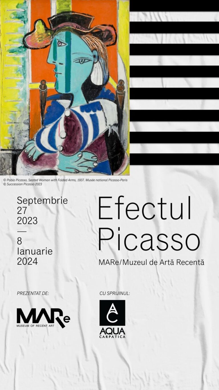 Expoziția ‘’Efectul Picasso‘’ organizată în cadrul Muzeului de Artă Recentă, susținută de Aqua Carpatica