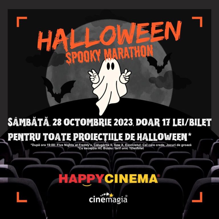 Maraton de Halloween la HAPPYCINEMA®: filme de groază de top, care vor electriza sufletele cinefililor