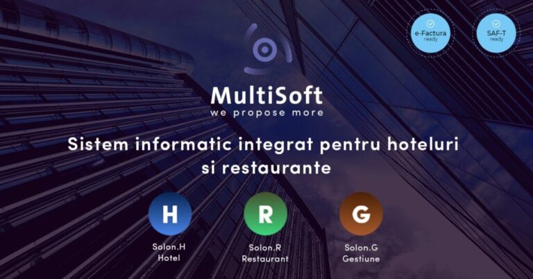 MultiSoft – soluții software pentru hoteluri, restaurante, SPA și sectorul bugetar