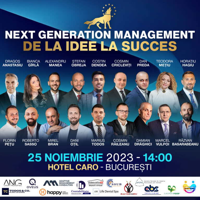 „Next Generation Management – de la Idee la Succes”: Oportunitate Unică pentru Antreprenorii Români în Era Digitală