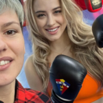 Prezentatoarea TV Olivia Cucoș învață box de la Lăcrămioara Perijoc, pugilista care va reprezenta România la Jocurile Olimpice din 2024