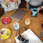 Group Of People Drinking Coffee Concept