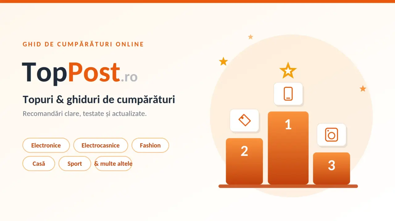Platforma de topuri si ghiduri de cumparaturi online pentru electronice si fashion